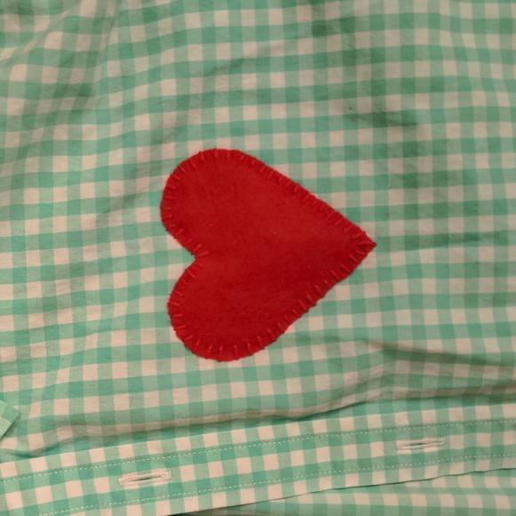 hand embroidered Gingham blouse - Picture 2 of 4
